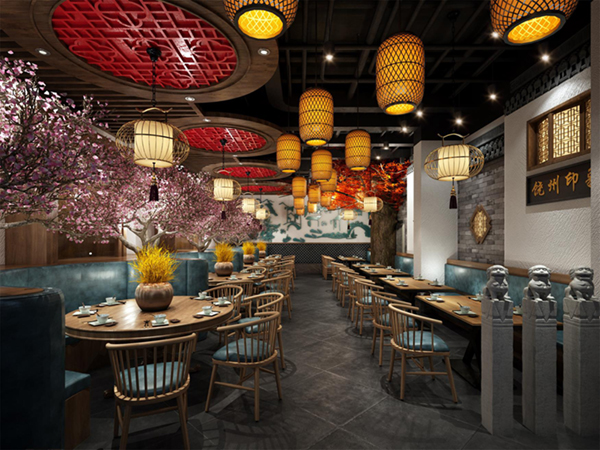 餐飲門(mén)店裝修遇到柱子怎么處理？